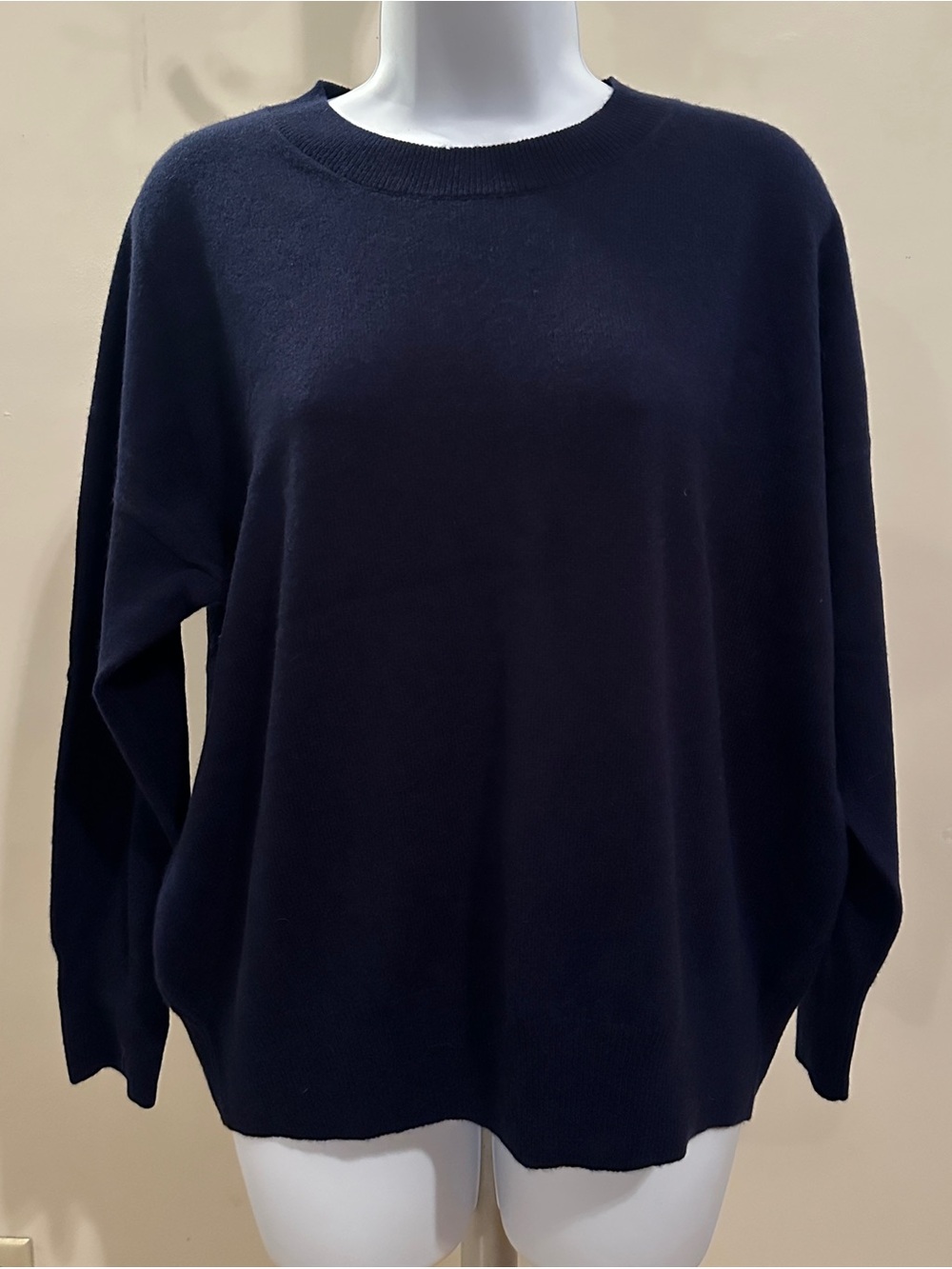 Equipment Navy Crewneck Sweater